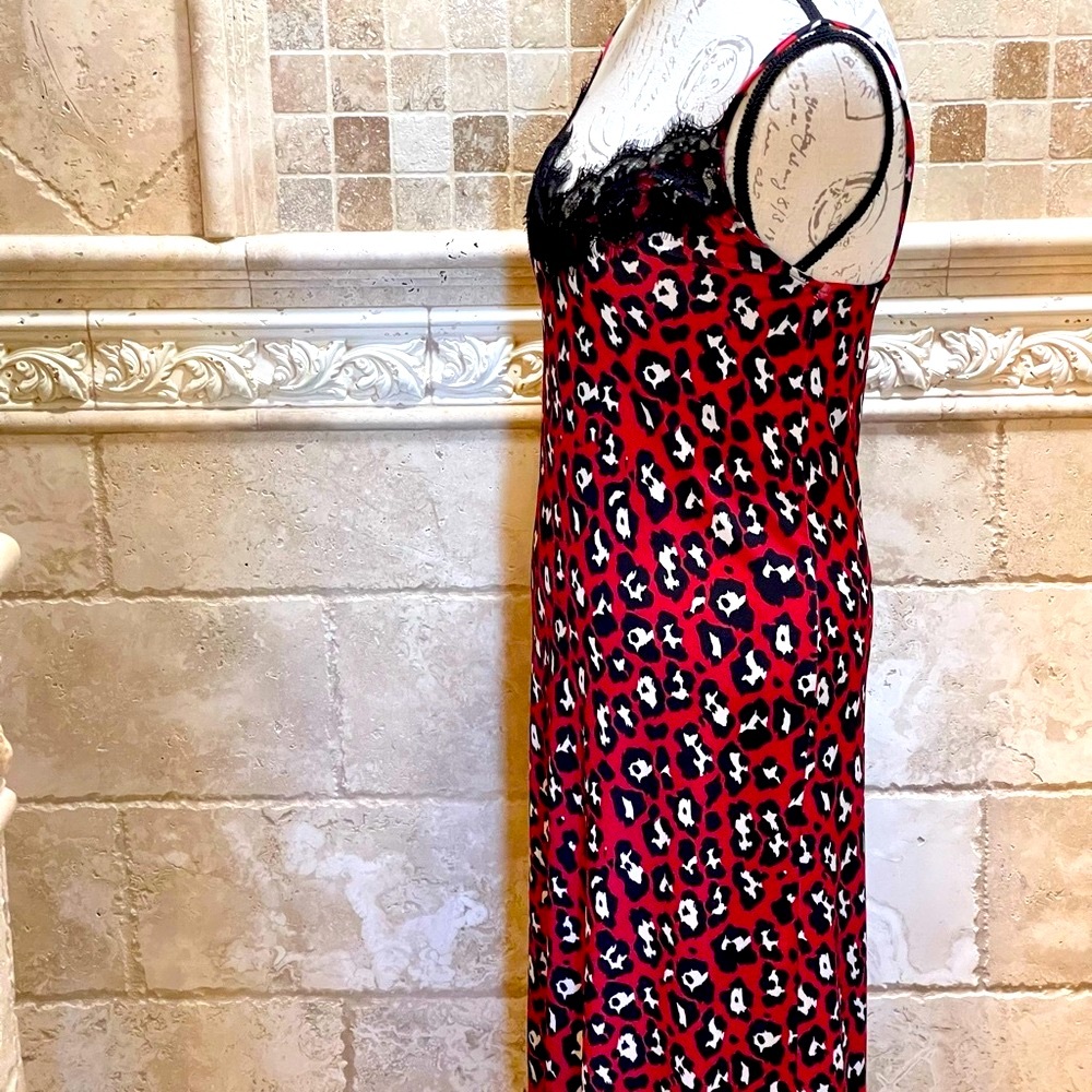 Zara leopard print camisole midi dress - Picture 5 of 10